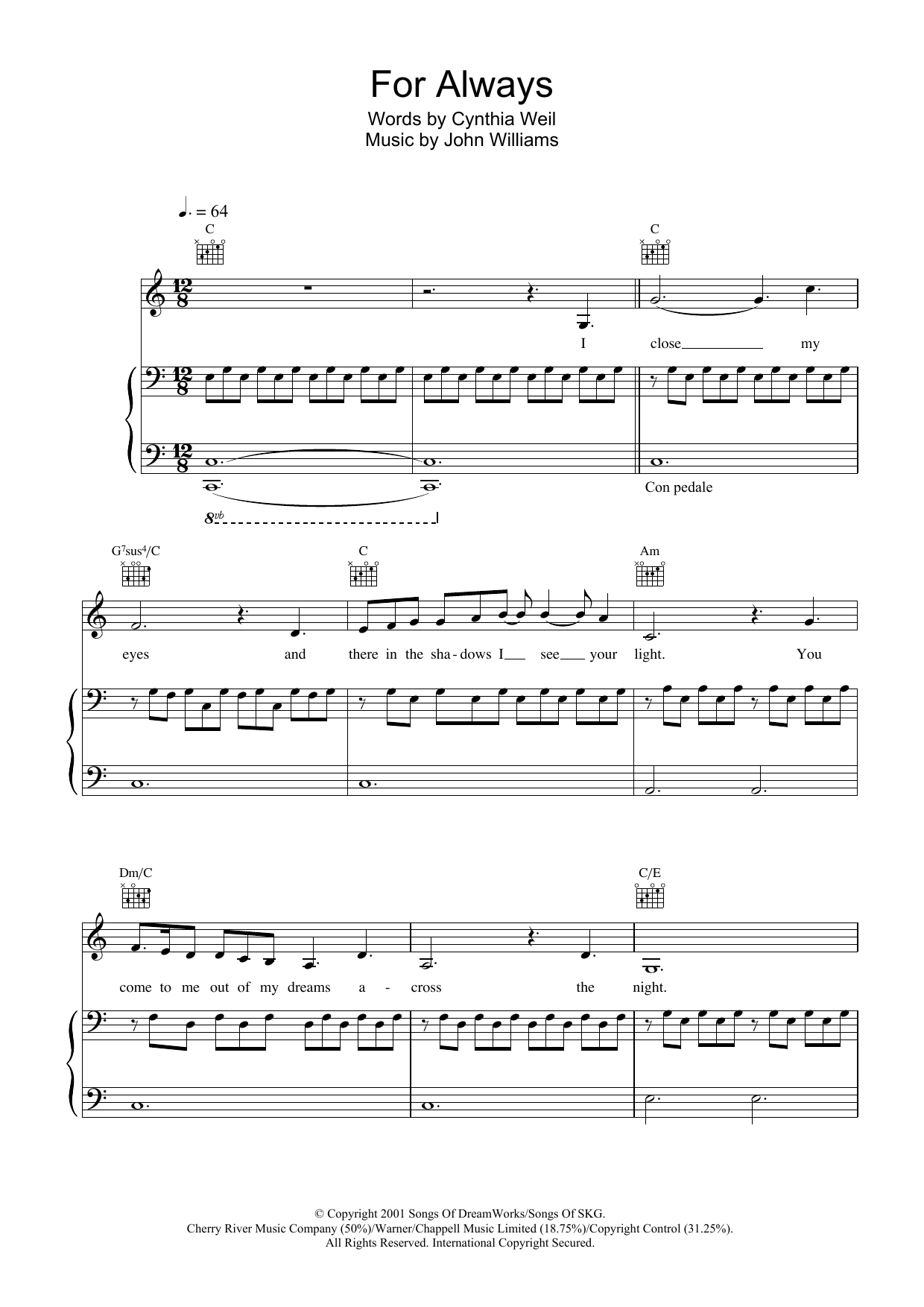 Learn to play Lara Fabian For Always sheet music for Piano, Vocal & Guitar Chords in minutes. Price: 7.8900$ Lara Fabian For Always sheet music notes and chords arranged for Piano, Vocal & Guitar Chords