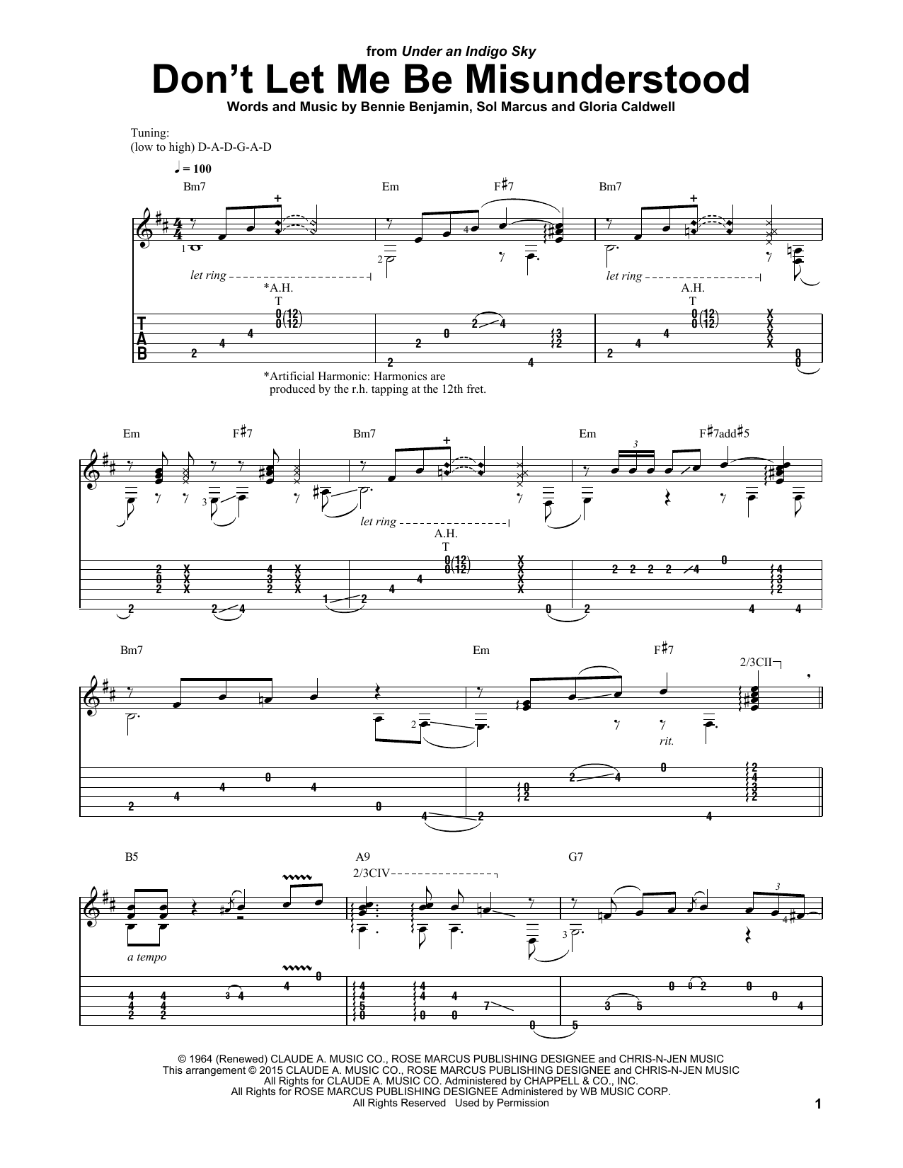 The Animals Don't Let Me Be Misunderstood sheet music notes and chords. Download Printable PDF.