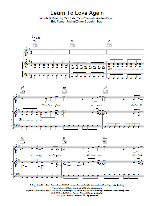 Learn to play Lawson Learn To Love Again sheet music for Piano, Vocal & Guitar Chords in minutes. Price: 7.8900$ Lawson Learn To Love Again sheet music notes and chords arranged for Piano, Vocal & Guitar Chords