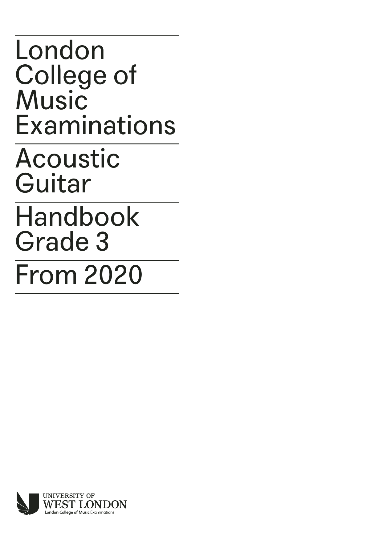 LCME LCME Acoustic Guitar Handbook Grade 3 2020 sheet music notes and chords. Download Printable PDF.