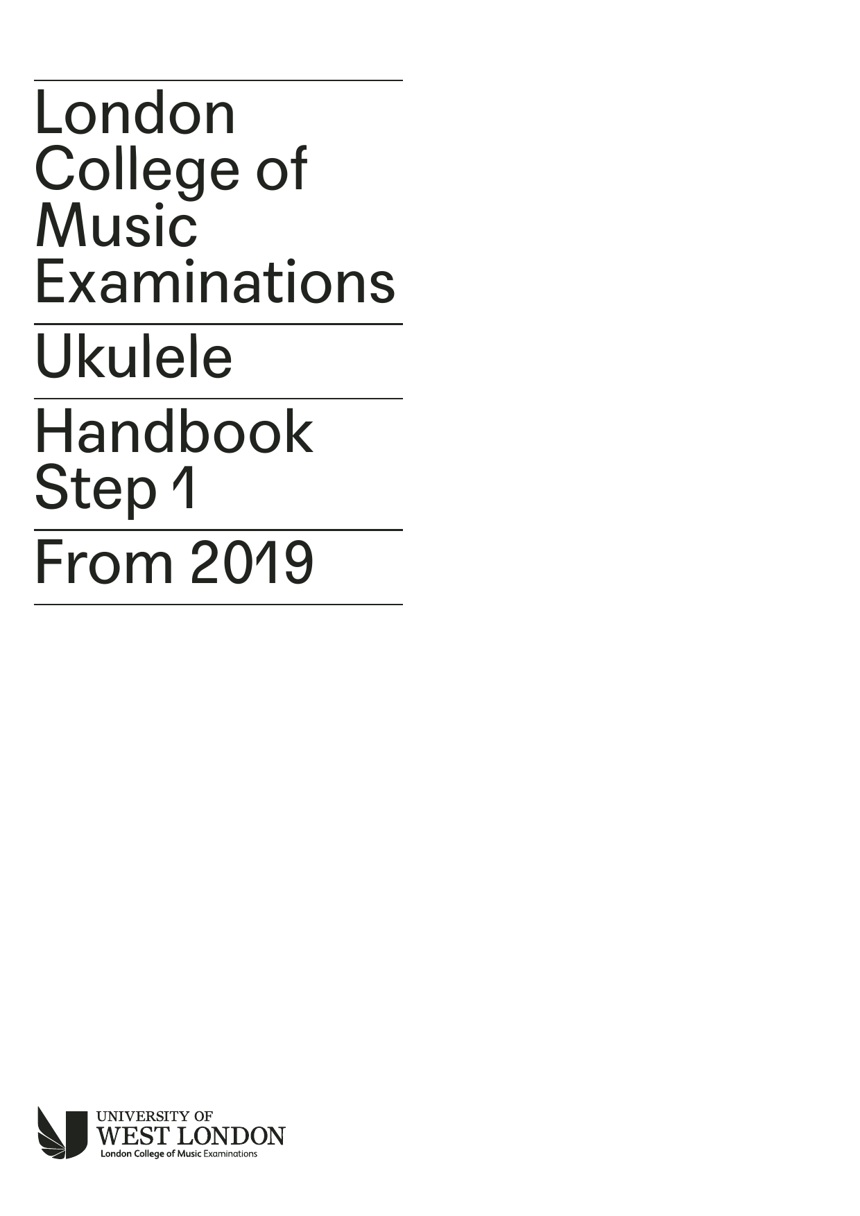 LCME LCME Ukulele Handbook Step 1 sheet music notes and chords. Download Printable PDF.