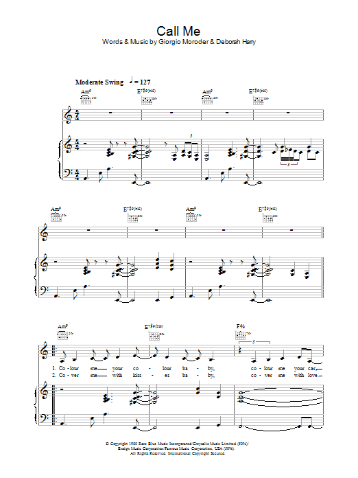 Learn to play Lea DeLaria Call Me sheet music for Piano, Vocal & Guitar Chords in minutes. Price: 7.8900$ Lea DeLaria Call Me sheet music notes and chords arranged for Piano, Vocal & Guitar Chords