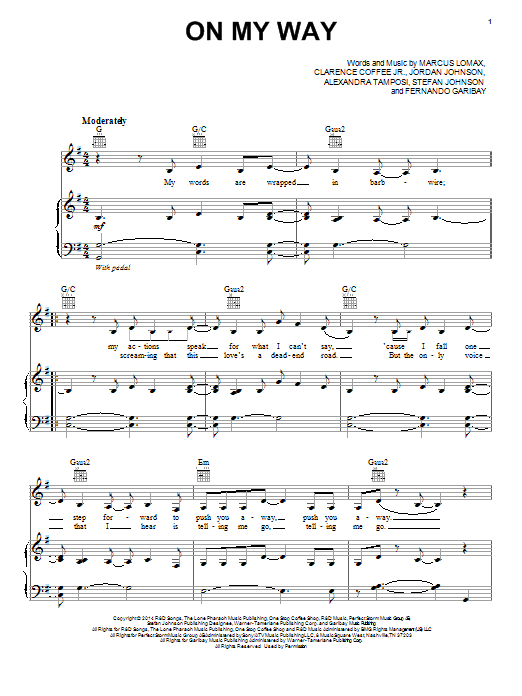 Learn to play Lea Michele On My Way sheet music for Piano, Vocal & Guitar Chords (Right-Hand Melody) in minutes. Price: 7.8900$ Lea Michele On My Way sheet music notes and chords arranged for Piano, Vocal & Guitar Chords (Right-Hand Melody)