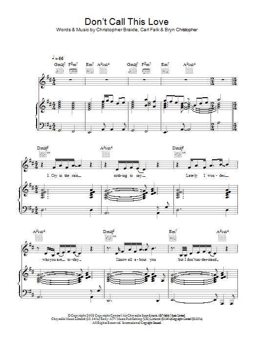 Learn to play Leon Jackson Don't Call This Love sheet music for Piano, Vocal & Guitar Chords in minutes. Price: 7.8900$ Leon Jackson Don't Call This Love sheet music notes and chords arranged for Piano, Vocal & Guitar Chords