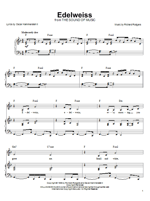 Learn to play Linda Eder Edelweiss sheet music for Piano, Vocal & Guitar Chords (Right-Hand Melody) in minutes. Price: 7.8900$ Linda Eder Edelweiss sheet music notes and chords arranged for Piano, Vocal & Guitar Chords (Right-Hand Melody)