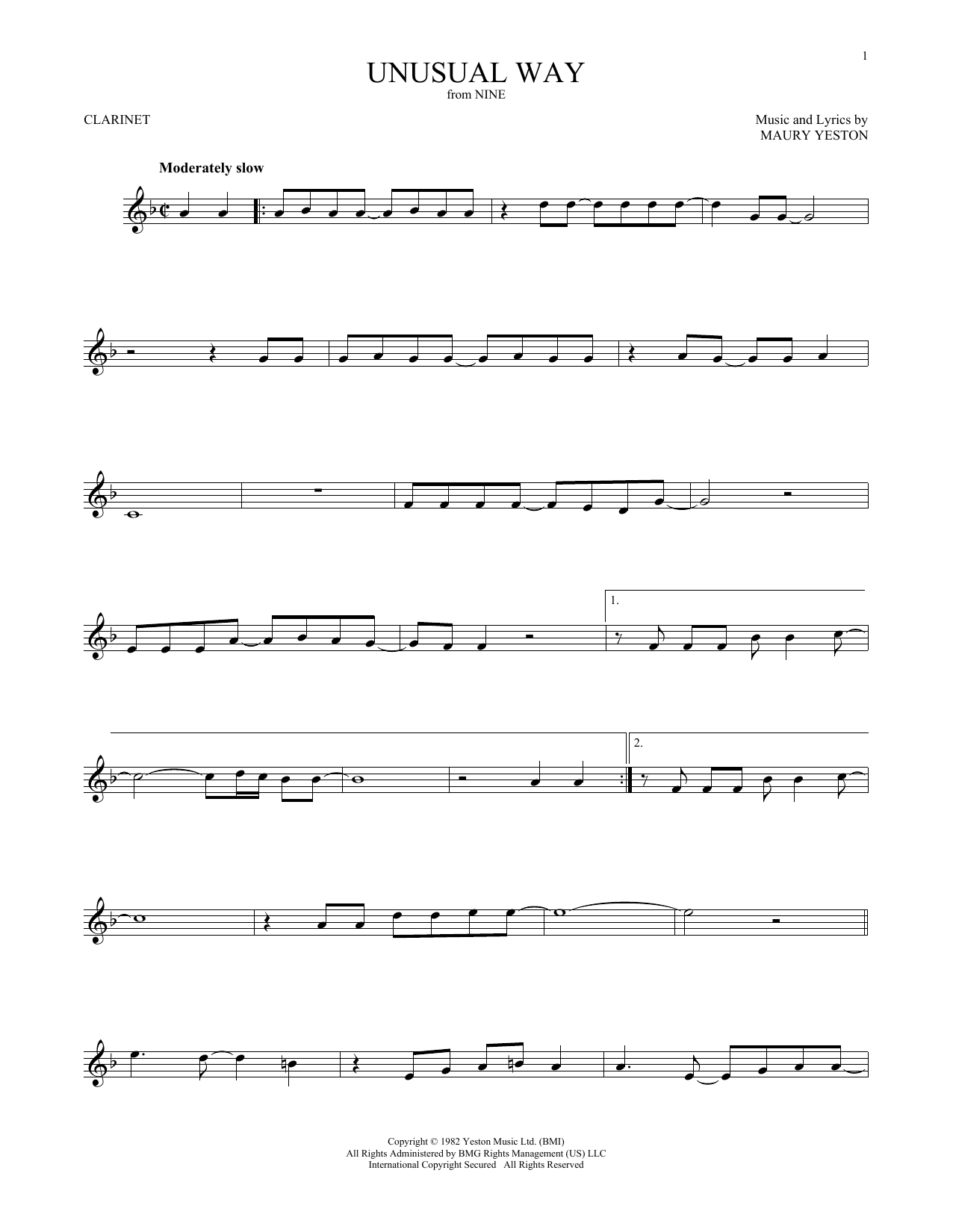 Linda Eder Unusual Way sheet music notes and chords. Download Printable PDF.