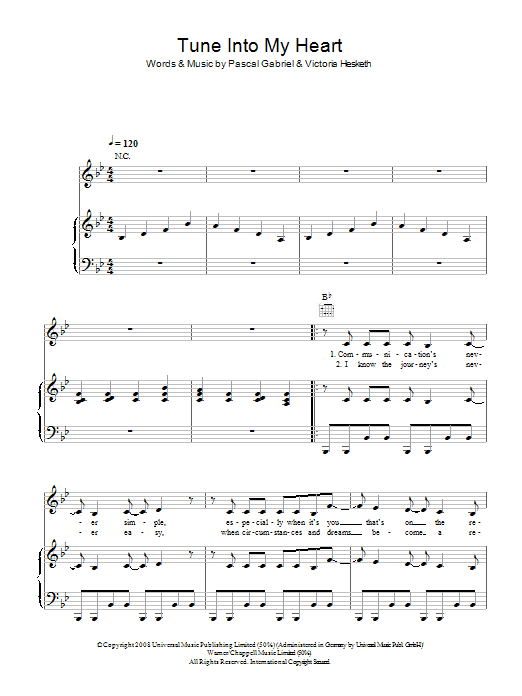 Learn to play Little Boots Tune Into My Heart sheet music for Piano, Vocal & Guitar Chords in minutes. Price: 7.8900$ Little Boots Tune Into My Heart sheet music notes and chords arranged for Piano, Vocal & Guitar Chords