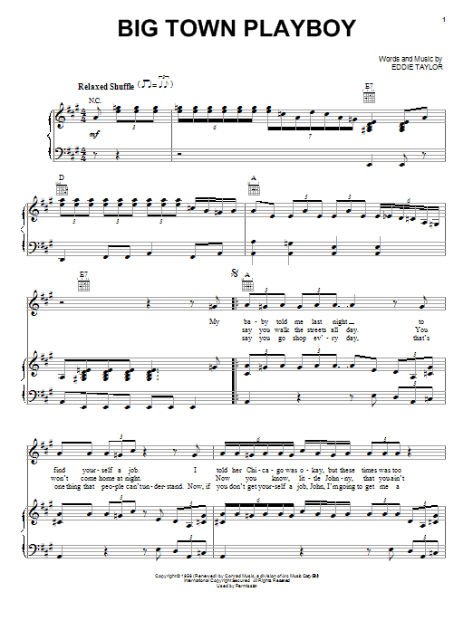 Learn to play Little Johnny Jones Big Town Playboy sheet music for Piano, Vocal & Guitar Chords (Right-Hand Melody) in minutes. Price: 7.8900$ Little Johnny Jones Big Town Playboy sheet music notes and chords arranged for Piano, Vocal & Guitar Chords (Right-Hand Melody)