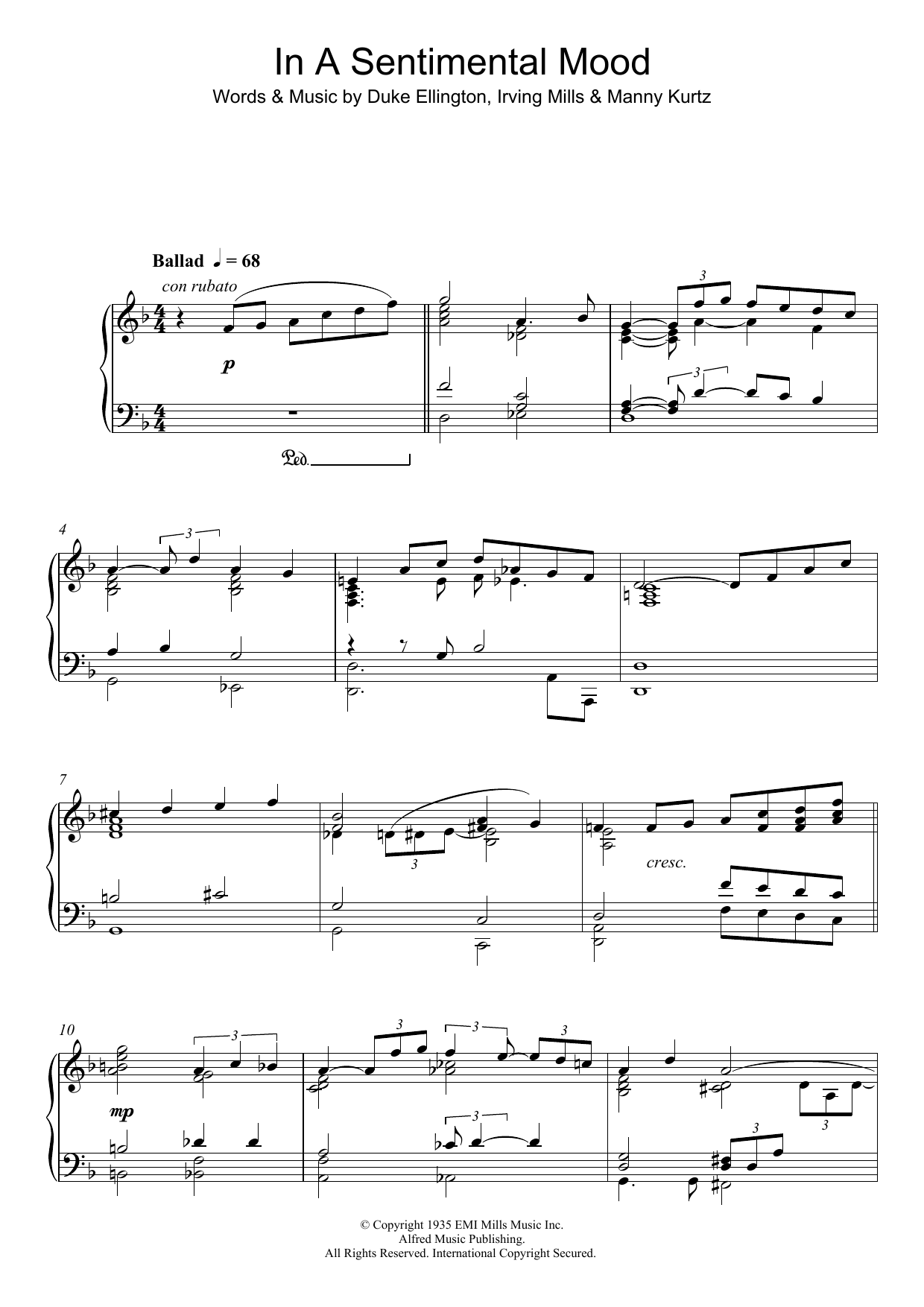 Learn to play Liz Story In A Sentimental Mood sheet music for Piano Solo in minutes. Price: 7.8900$ Liz Story In A Sentimental Mood sheet music notes and chords arranged for Piano Solo