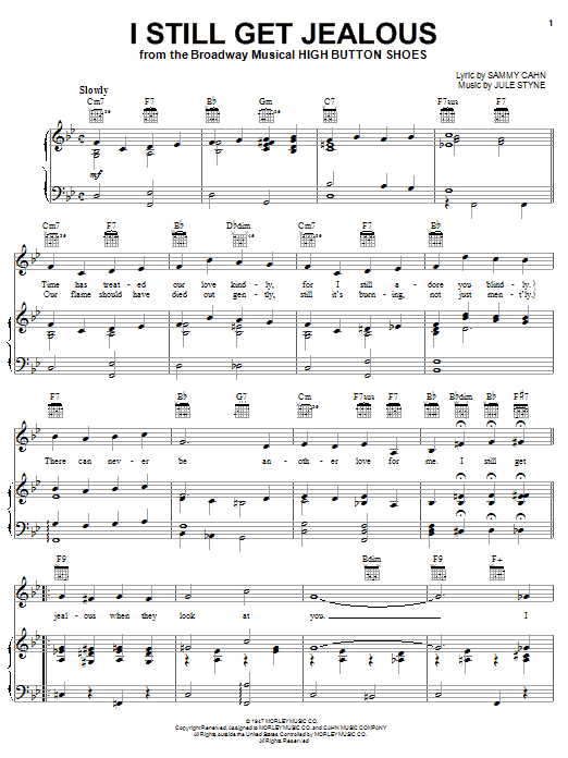 Learn to play Louis Armstrong I Still Get Jealous sheet music for Piano, Vocal & Guitar Chords (Right-Hand Melody) in minutes. Price: 7.8900$ Louis Armstrong I Still Get Jealous sheet music notes and chords arranged for Piano, Vocal & Guitar Chords (Right-Hand Melody)
