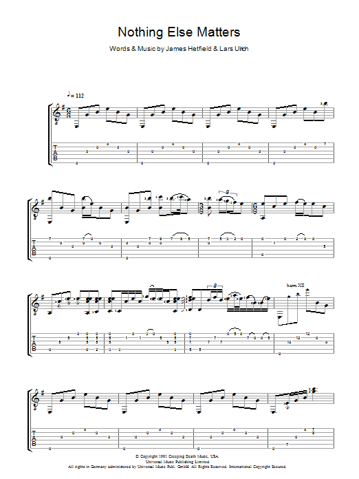 Lucie Silvas Nothing Else Matters sheet music notes and chords. Download Printable PDF.