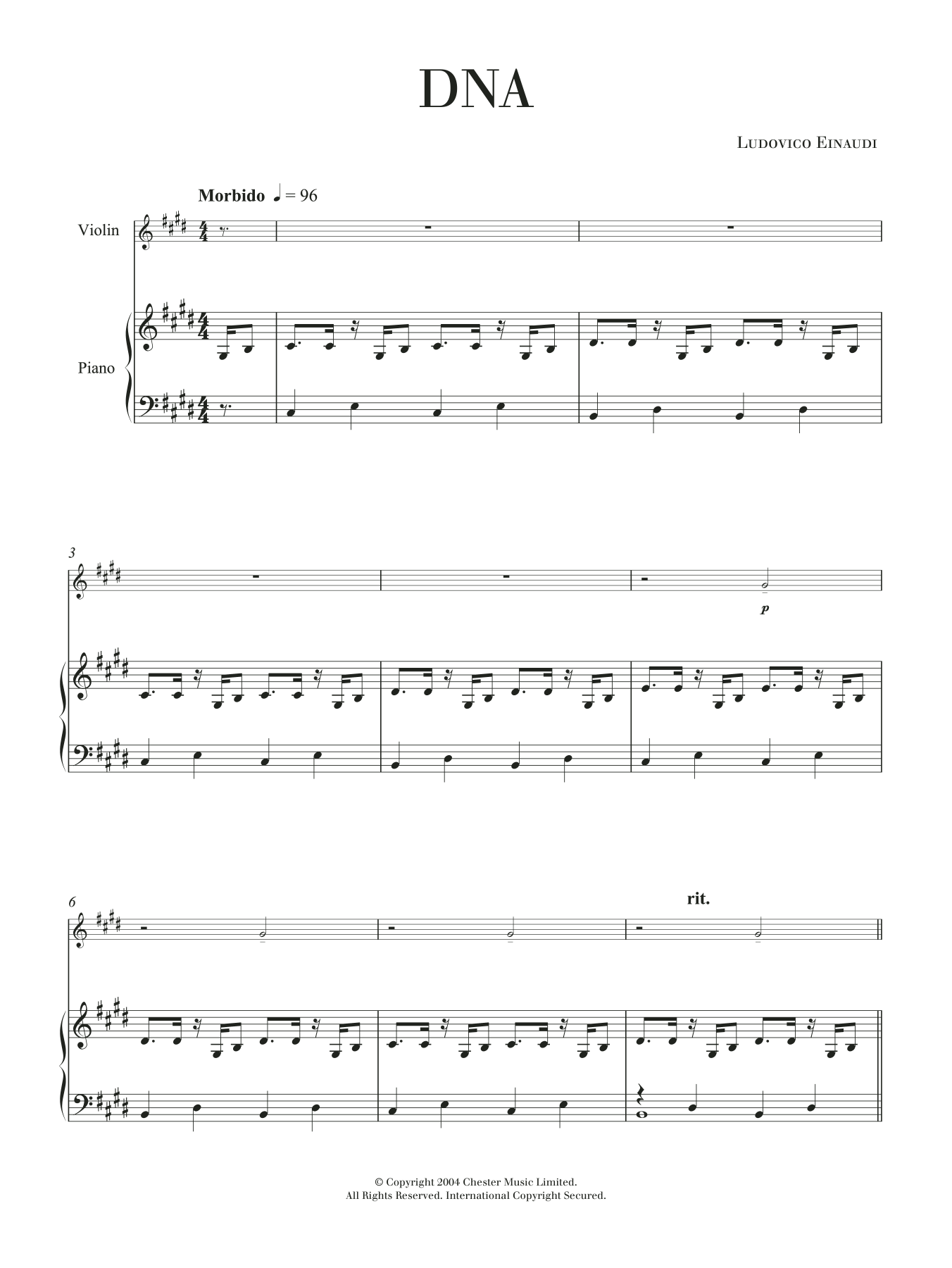 Ludovico Einaudi DNA sheet music notes and chords. Download Printable PDF.