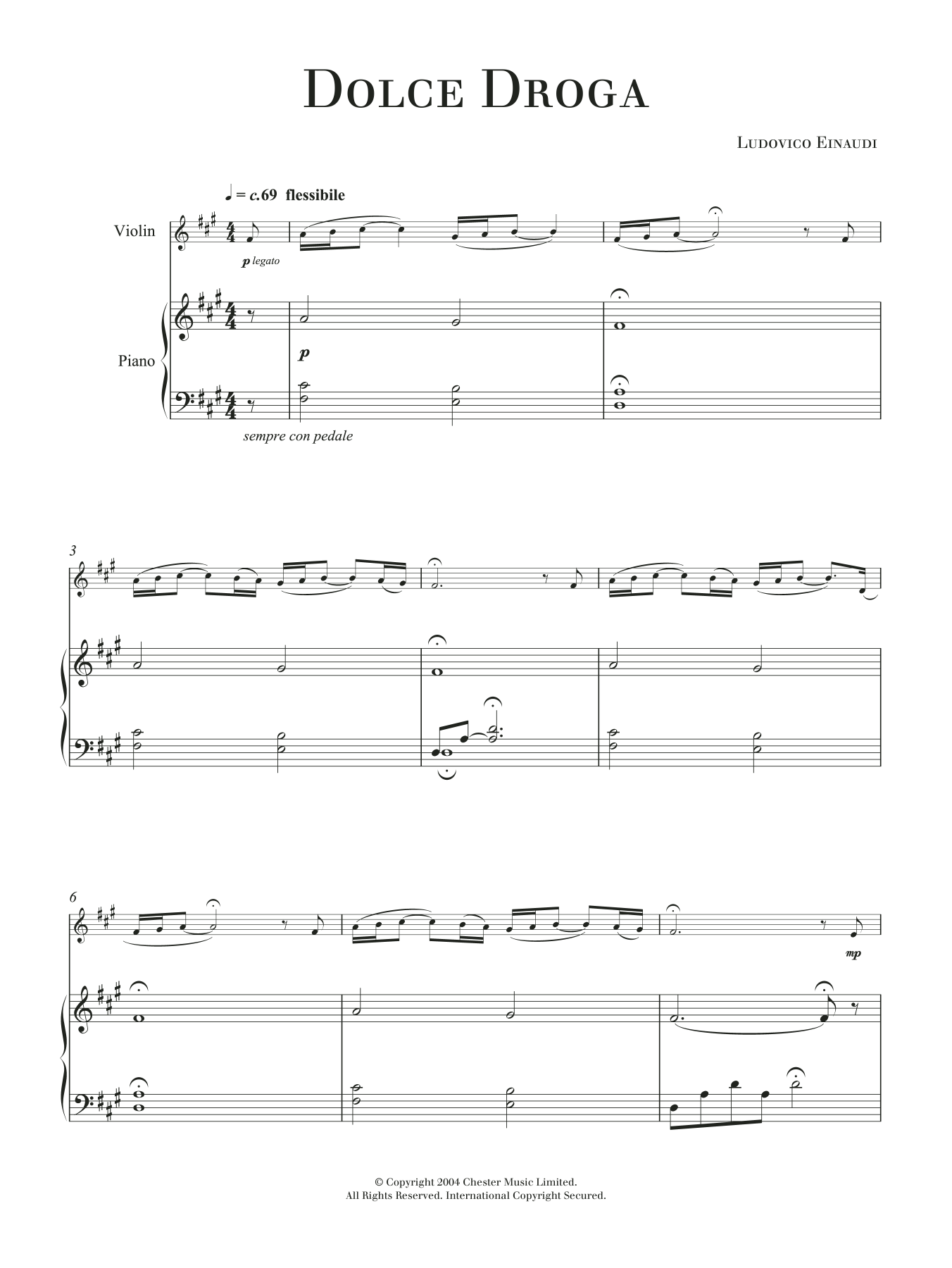 Ludovico Einaudi Dolce Droga sheet music notes and chords. Download Printable PDF.