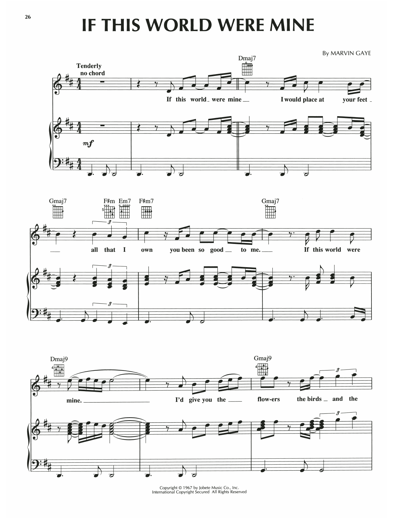 Luther Vandross and Cheryl Lynn If This World Were Mine sheet music notes and chords. Download Printable PDF.