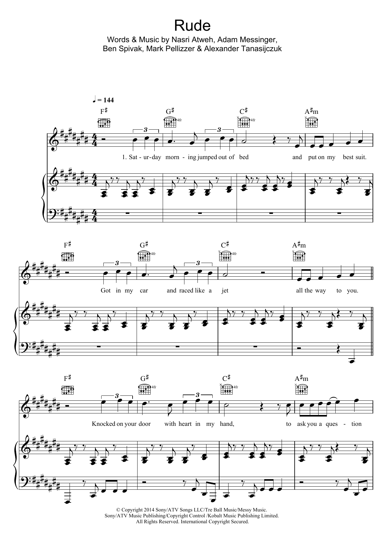  Sheet Music