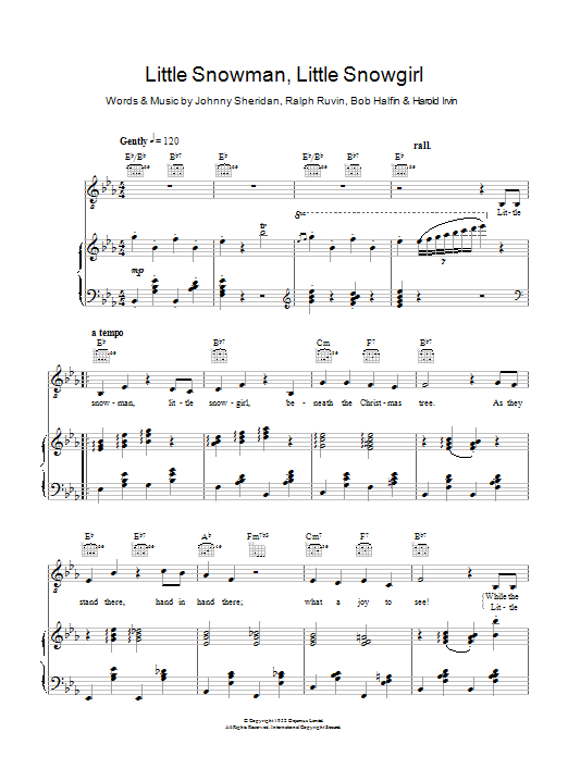 Learn to play Mandy Miller Little Snowman, Little Snowgirl sheet music for Piano, Vocal & Guitar Chords in minutes. Price: 7.8900$ Mandy Miller Little Snowman, Little Snowgirl sheet music notes and chords arranged for Piano, Vocal & Guitar Chords