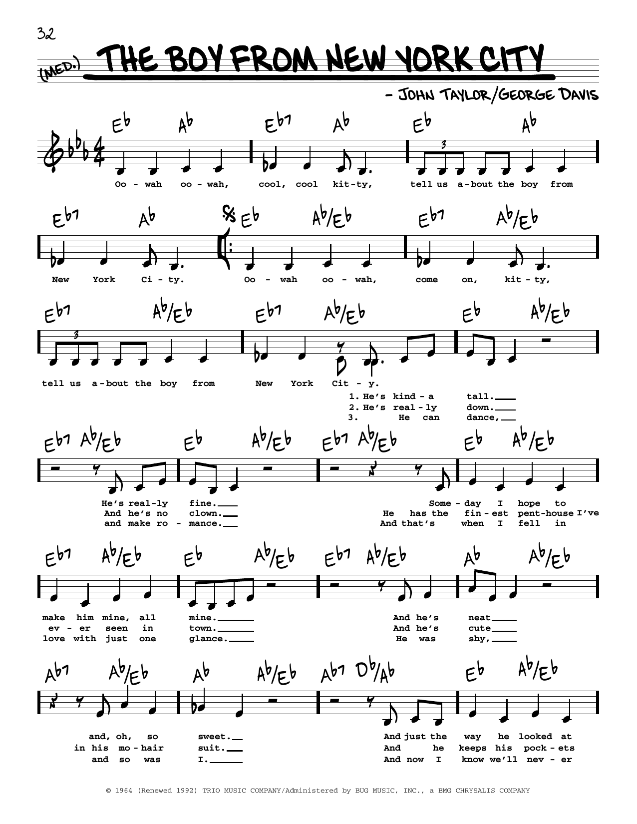 Learn to play Manhattan Transfer The Boy From New York City (Low Voice) sheet music for Real Book – Melody, Lyrics & Chords in minutes. Price: 5.9900$ Manhattan Transfer The Boy From New York City (Low Voice) sheet music notes and chords arranged for Real Book – Melody, Lyrics & Chords