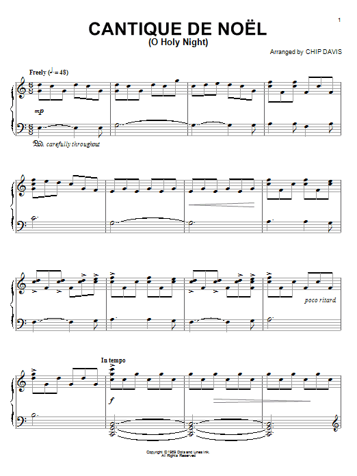 Learn to play Mannheim Steamroller Cantique de Noel (O Holy Night) sheet music for Piano Solo in minutes. Price: 7.8900$ Mannheim Steamroller Cantique de Noel (O Holy Night) sheet music notes and chords arranged for Piano Solo