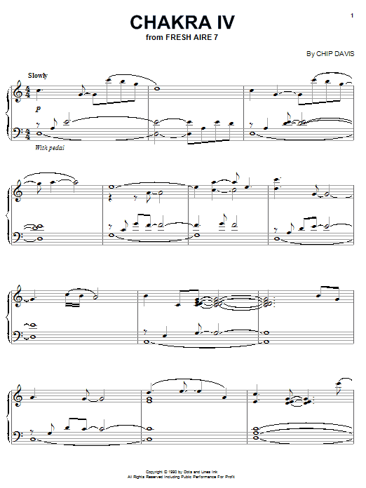 Mannheim Steamroller Chakra IV sheet music notes and chords. Download Printable PDF.