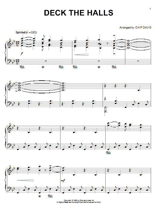 Mannheim Steamroller Deck The Halls sheet music notes and chords. Download Printable PDF.