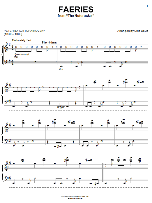 Mannheim Steamroller Faeries (Dance Of The Sugar Plum Fairies) sheet music notes and chords. Download Printable PDF.