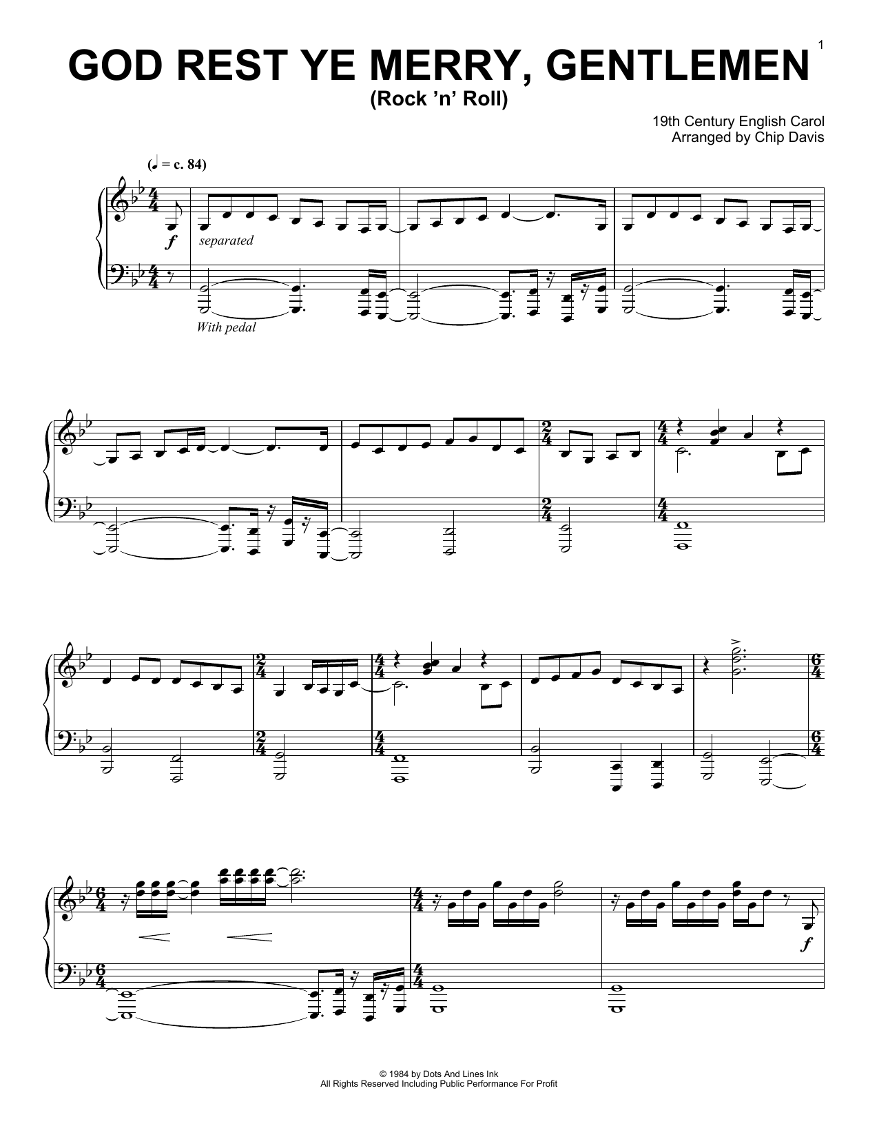 Mannheim Steamroller God Rest Ye Merry Gentlemen (Rock Version) sheet music notes and chords. Download Printable PDF.