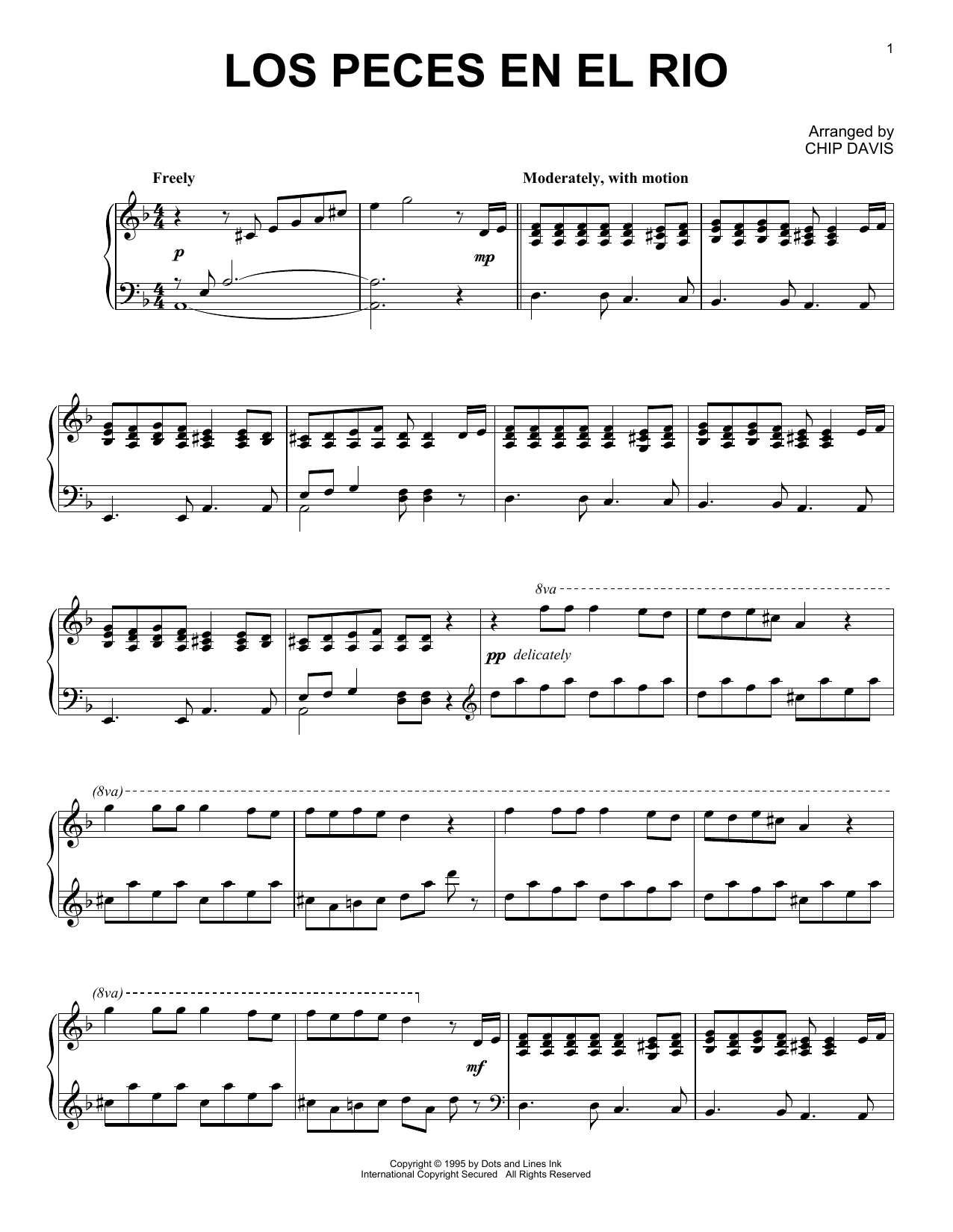 Mannheim Steamroller Los Peces En El Rio sheet music notes and chords. Download Printable PDF.