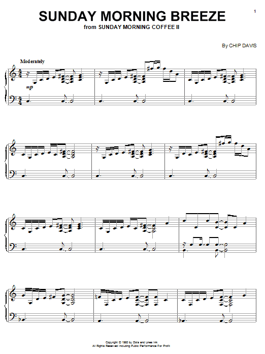 Mannheim Steamroller Sunday Morning Breeze sheet music notes and chords. Download Printable PDF.