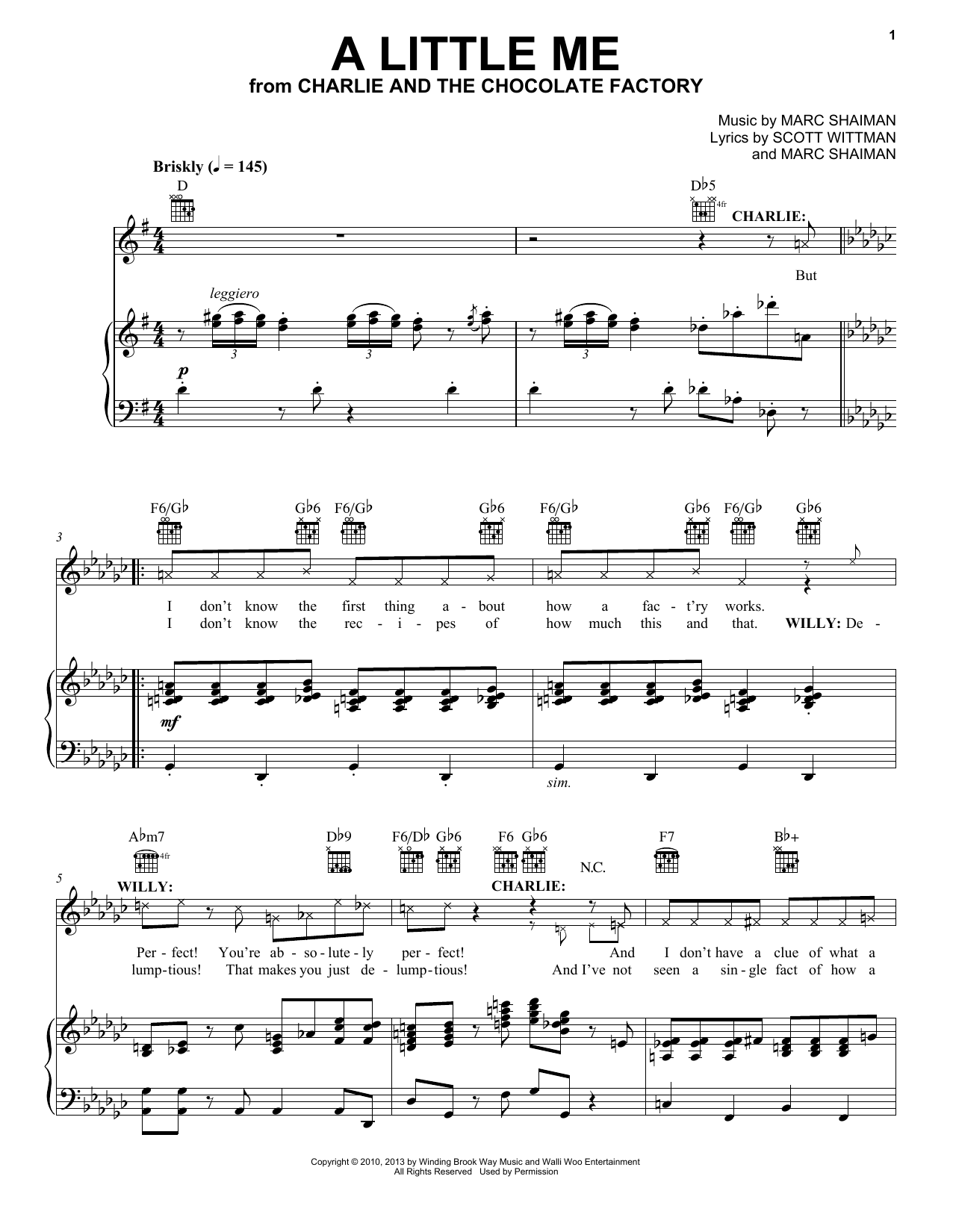 Learn to play Marc Shaiman & Scott Wittman A Little Me sheet music for Piano, Vocal & Guitar Chords (Right-Hand Melody) in minutes. Price: 7.8900$ Marc Shaiman & Scott Wittman A Little Me sheet music notes and chords arranged for Piano, Vocal & Guitar Chords (Right-Hand Melody)