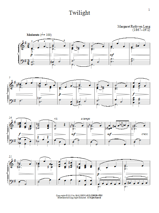 Learn to play Gail Smith Twilight sheet music for Piano Solo in minutes. Price: 7.8900$ Gail Smith Twilight sheet music notes and chords arranged for Piano Solo