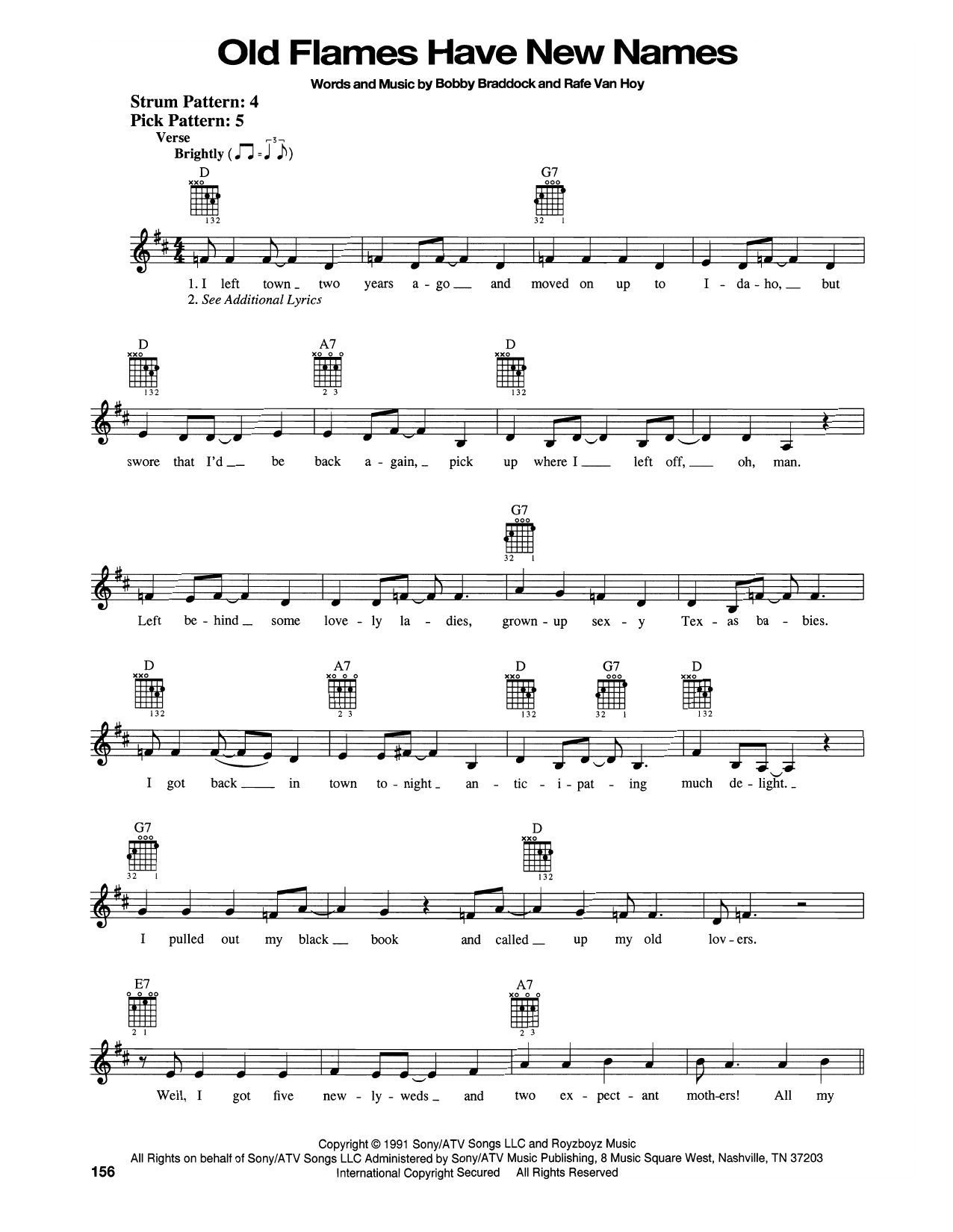 Mark Chesnutt Old Flames Have New Names sheet music notes and chords. Download Printable PDF.