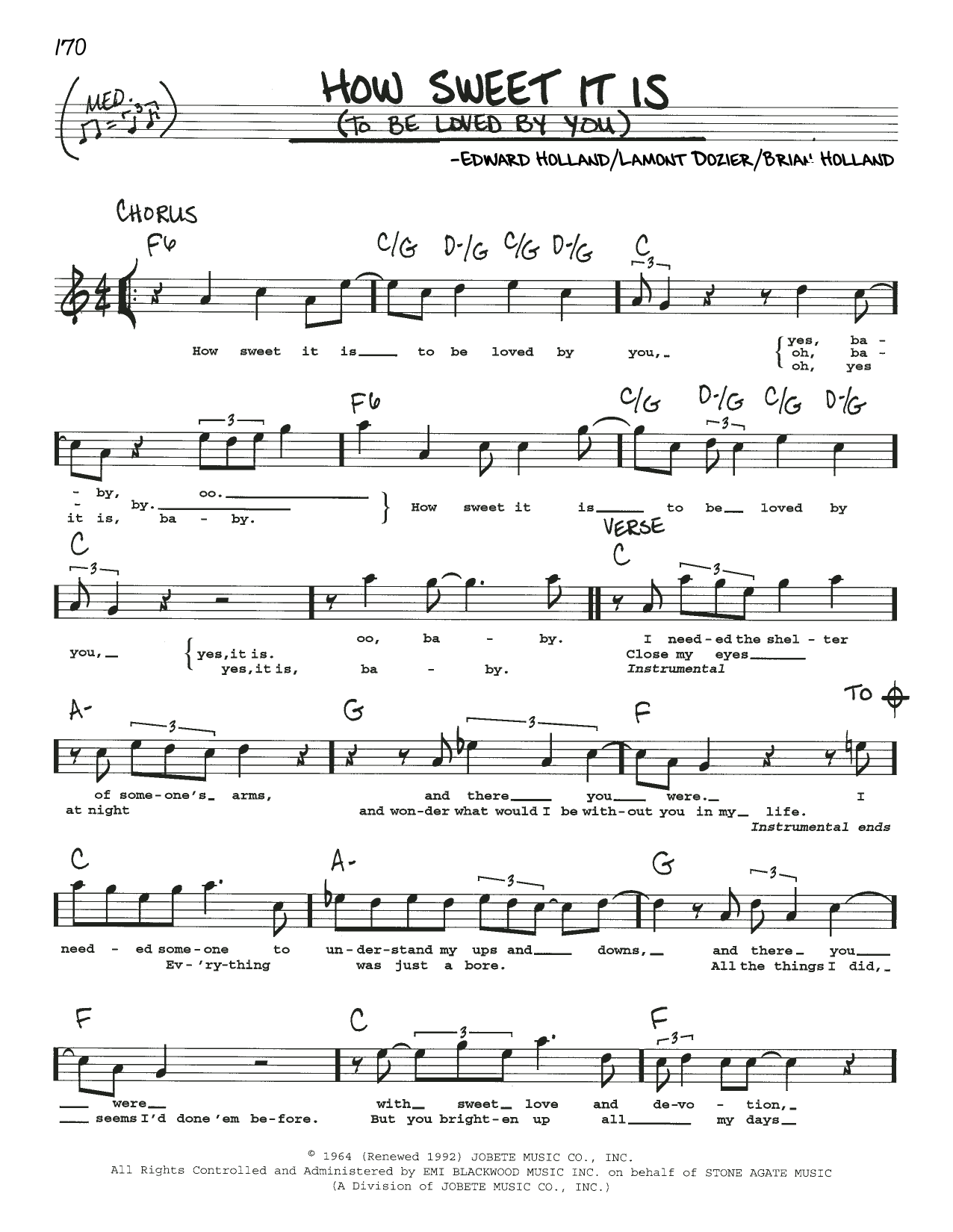 Marvin Gaye How Sweet It Is (To Be Loved By You) sheet music notes and chords. Download Printable PDF.