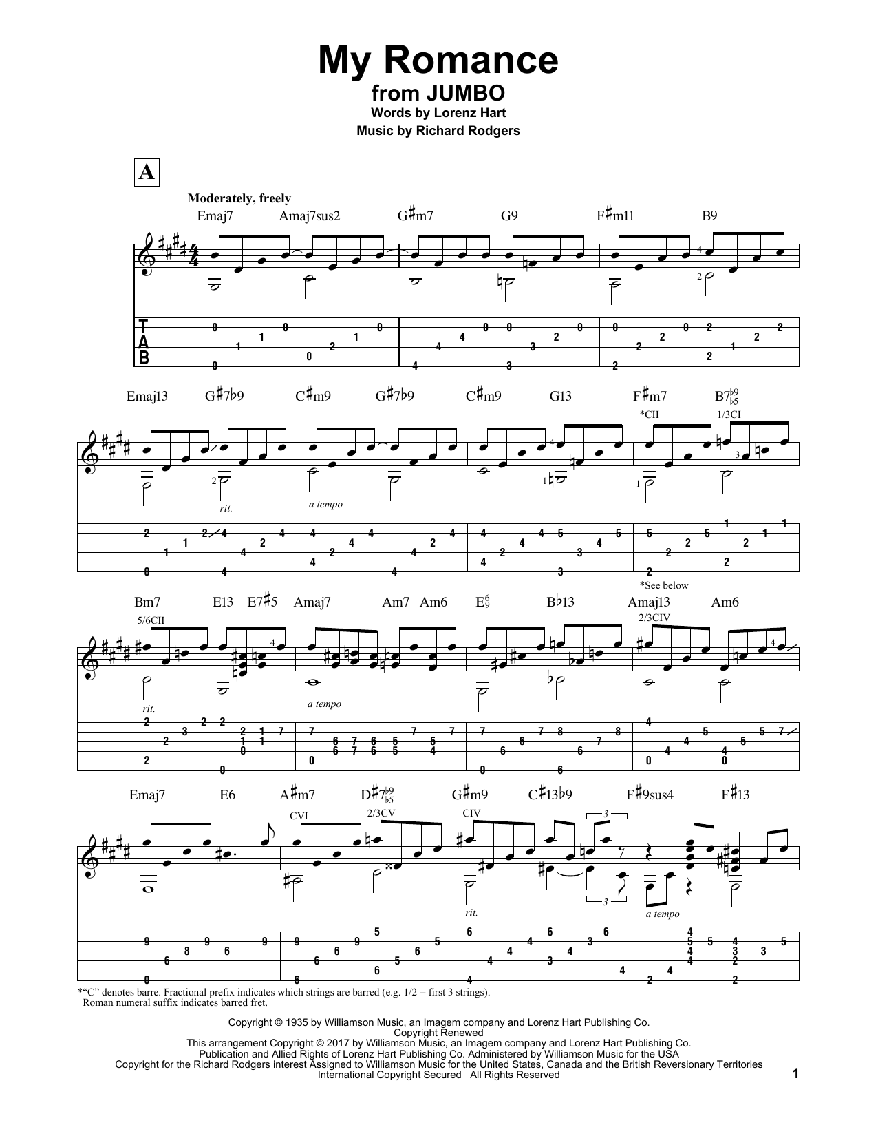 Matt Otten My Romance sheet music notes and chords. Download Printable PDF.