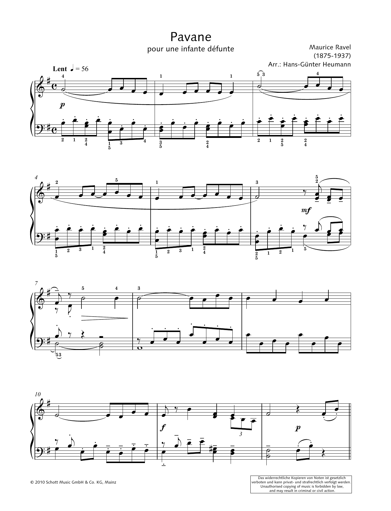 Learn to play Hans-Gunter Heumann Pavane pour une Infante Défunte sheet music for Piano Solo in minutes. Price: 6.9900$ Hans-Gunter Heumann Pavane pour une Infante Défunte sheet music notes and chords arranged for Piano Solo