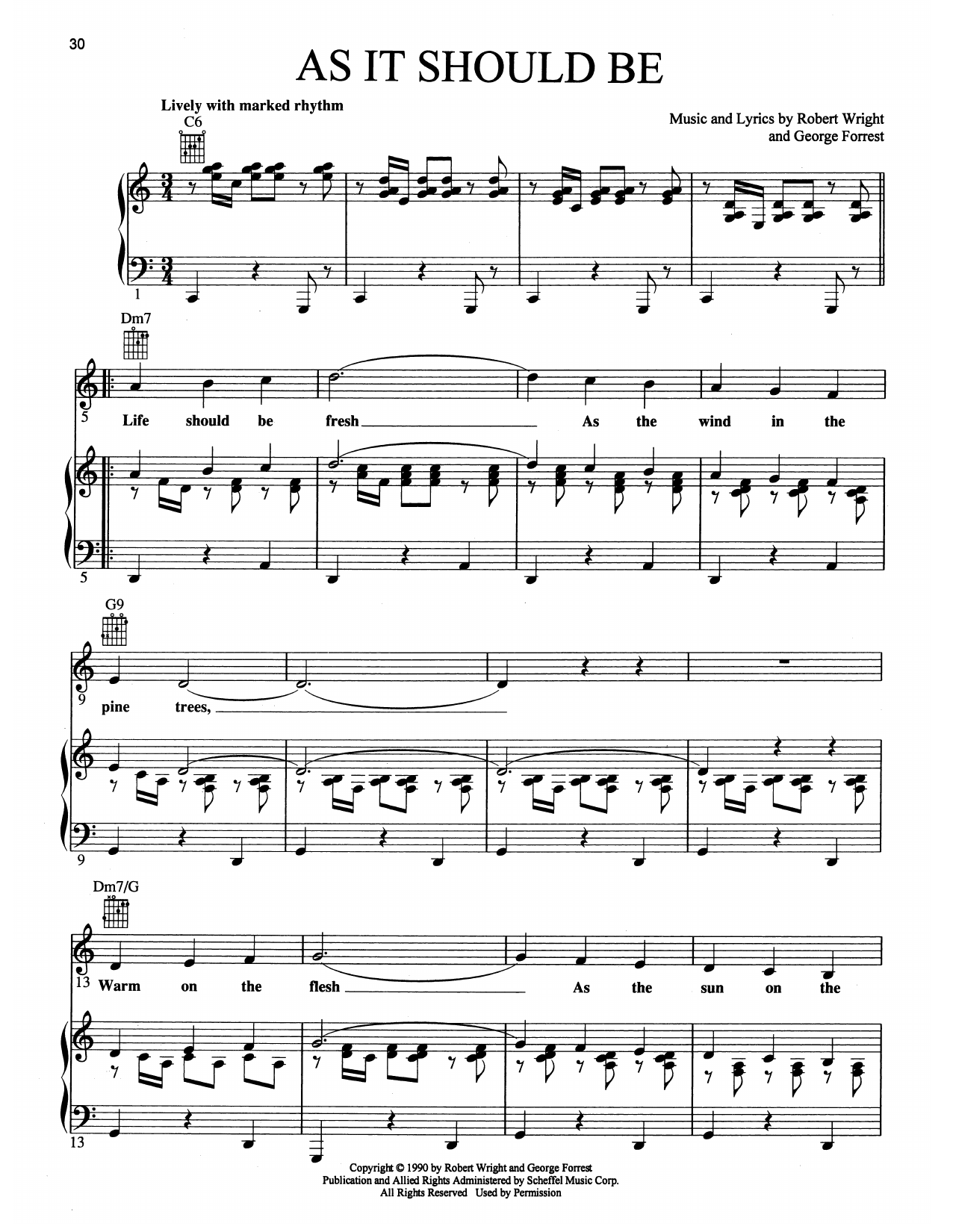 Learn to play Maury Yeston As It Should Be (from Grand Hotel: The Musical) sheet music for Piano, Vocal & Guitar Chords (Right-Hand Melody) in minutes. Price: 7.8900$ Maury Yeston As It Should Be (from Grand Hotel: The Musical) sheet music notes and chords arranged for Piano, Vocal & Guitar Chords (Right-Hand Melody)