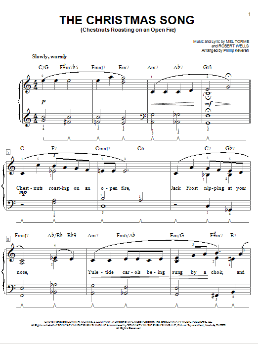 Mel Torme The Christmas Song (Chestnuts Roasting On An Open Fire) sheet music notes and chords. Download Printable PDF.