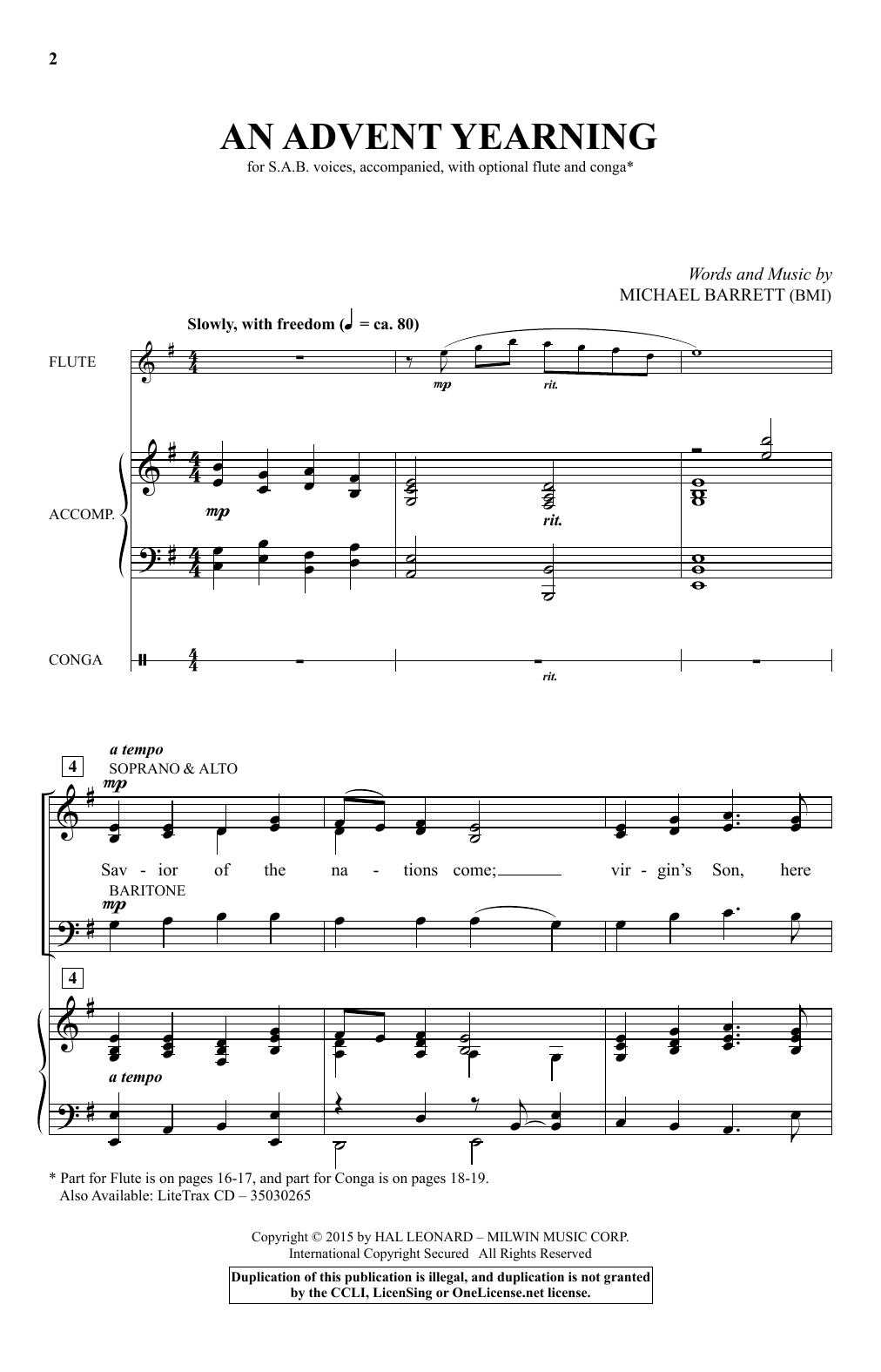 Michael Barrett An Advent Yearning sheet music notes and chords. Download Printable PDF.