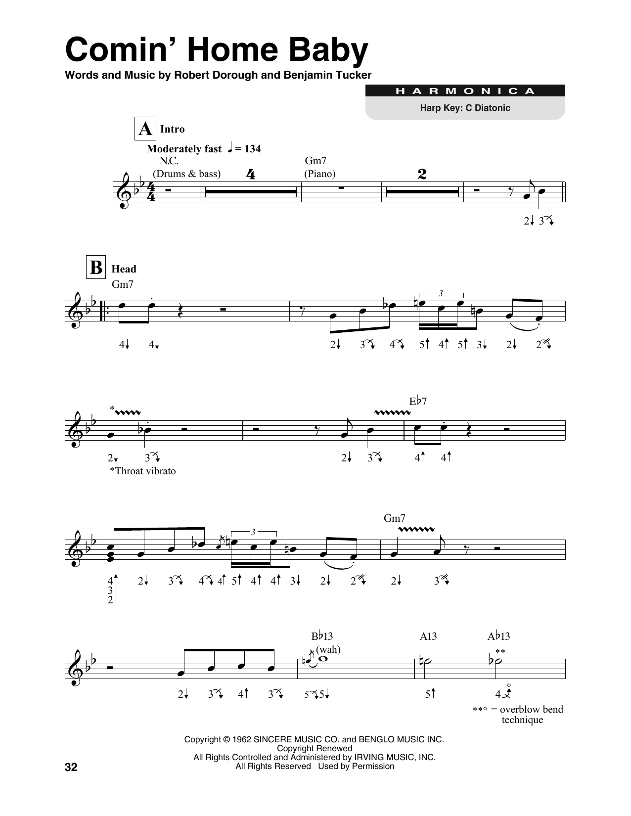 Michael Buble Comin' Home Baby sheet music notes and chords. Download Printable PDF.