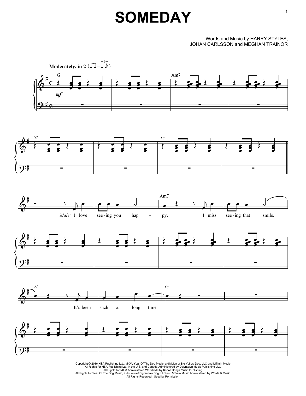Learn to play Michael Buble Someday (feat. Meghan Trainor) sheet music for Piano & Vocal in minutes. Price: 7.8900$ Michael Buble Someday (feat. Meghan Trainor) sheet music notes and chords arranged for Piano & Vocal