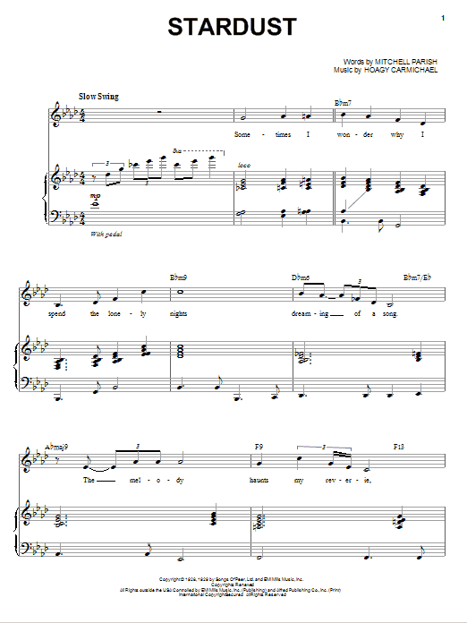 Learn to play Michael Buble Stardust sheet music for Piano & Vocal in minutes. Price: 7.8900$ Michael Buble Stardust sheet music notes and chords arranged for Piano & Vocal