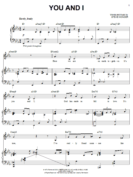 Michael Buble You And I sheet music notes and chords. Download Printable PDF.