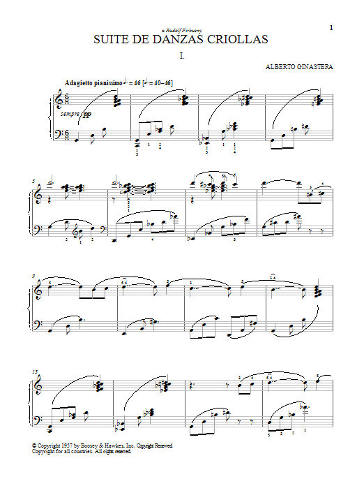 Learn to play Michael Mizrahi Suite De Danzas Criollas sheet music for Piano Solo in minutes. Price: 7.8900$ Michael Mizrahi Suite De Danzas Criollas sheet music notes and chords arranged for Piano Solo