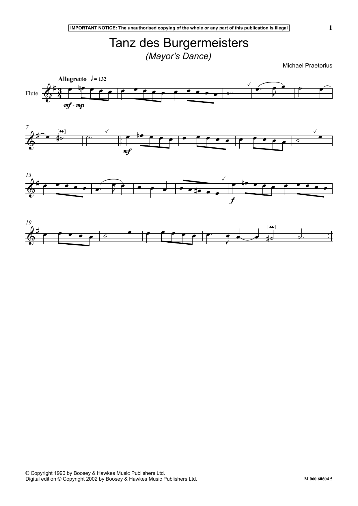 Learn to play Michael Praetorius Tanz Des Burgermeisters (Mayor's Dance) sheet music for Instrumental Solo in minutes. Price: 5.9900$ Michael Praetorius Tanz Des Burgermeisters (Mayor's Dance) sheet music notes and chords arranged for Instrumental Solo