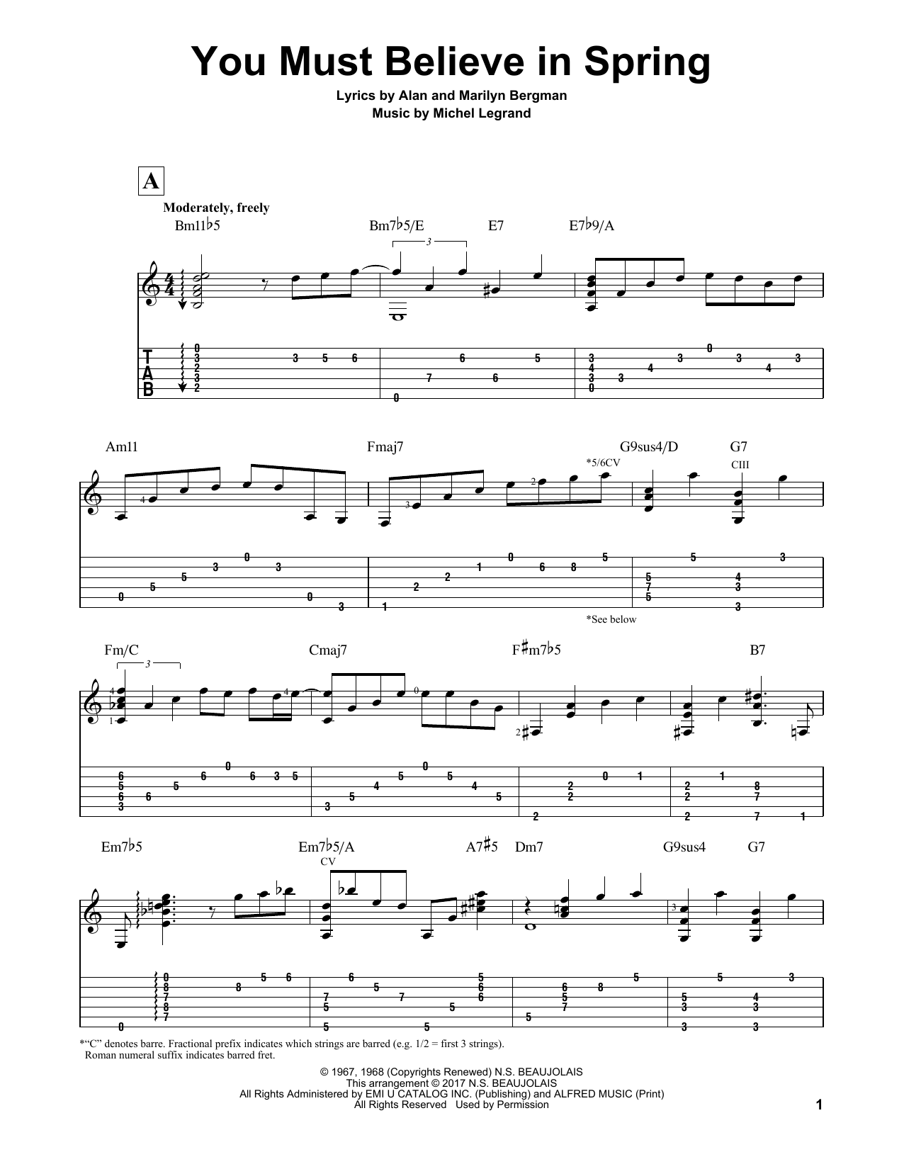 Matt Otten You Must Believe In Spring sheet music notes and chords. Download Printable PDF.