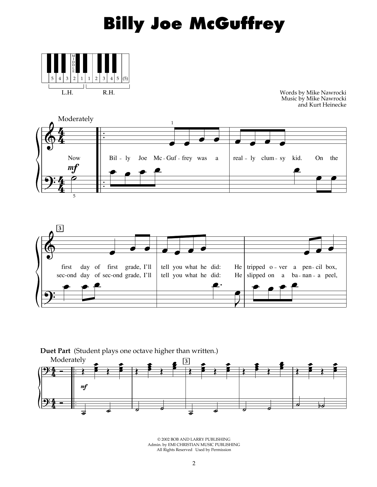 Mike Nawrocki Billy Joe McGuffrey (from Jonah - A VeggieTales Movie) sheet music notes and chords. Download Printable PDF.