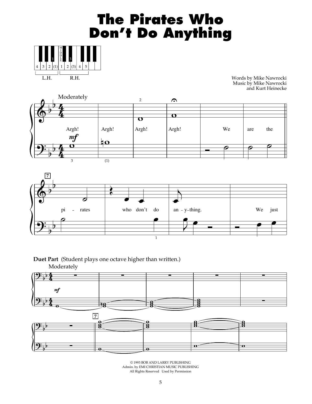 Mike Nawrocki The Pirates Who Don't Do Anything (from Jonah - A VeggieTales Movie) sheet music notes and chords. Download Printable PDF.