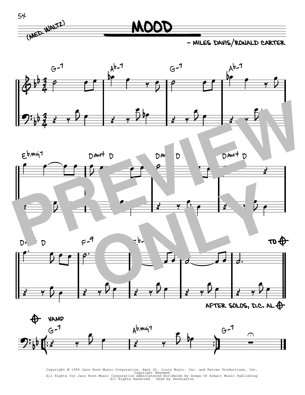 Learn to play Miles Davis Mood sheet music for Real Book – Melody & Chords in minutes. Price: 5.9900$ Miles Davis Mood sheet music notes and chords arranged for Real Book – Melody & Chords