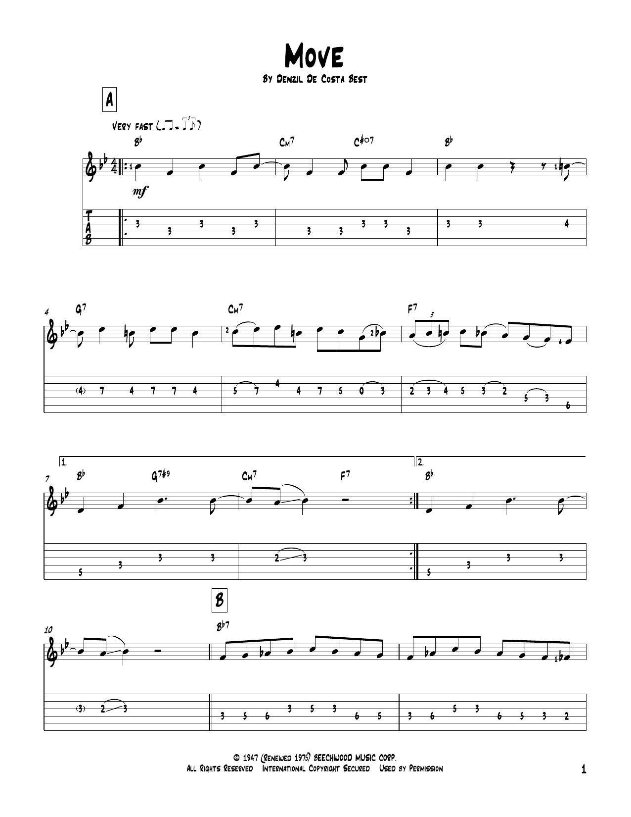 Learn to play Miles Davis Move sheet music for Real Book – Melody & Chords – Bass Clef Instruments in minutes. Price: 5.9900$ Miles Davis Move sheet music notes and chords arranged for Real Book – Melody & Chords – Bass Clef Instruments