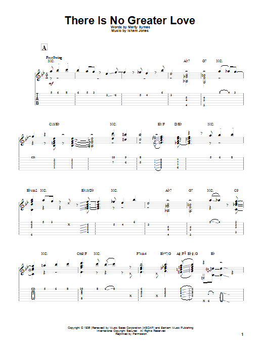 Miles Davis There Is No Greater Love sheet music notes and chords. Download Printable PDF.