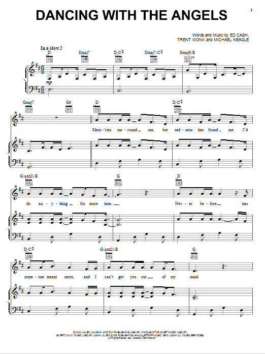 Monk & Neagle Dancing With The Angels sheet music notes and chords. Download Printable PDF.